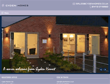 Tablet Screenshot of cydenhomes.co.uk